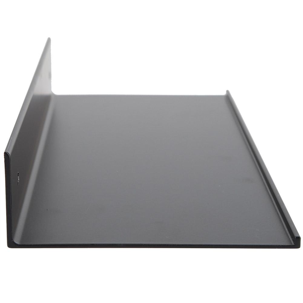 Black Bathroom Single layer Space Aluminum Matte Rack Shelve