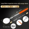 Telescopic Folding Interior & Car Inspection Mirror - Portable Vanity Mirror for Auto Repairs