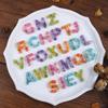 Letter Keychain Epoxy Resin Mold DIY Letter Decoration Charm Silicone Mould Home Decor Gift Tools