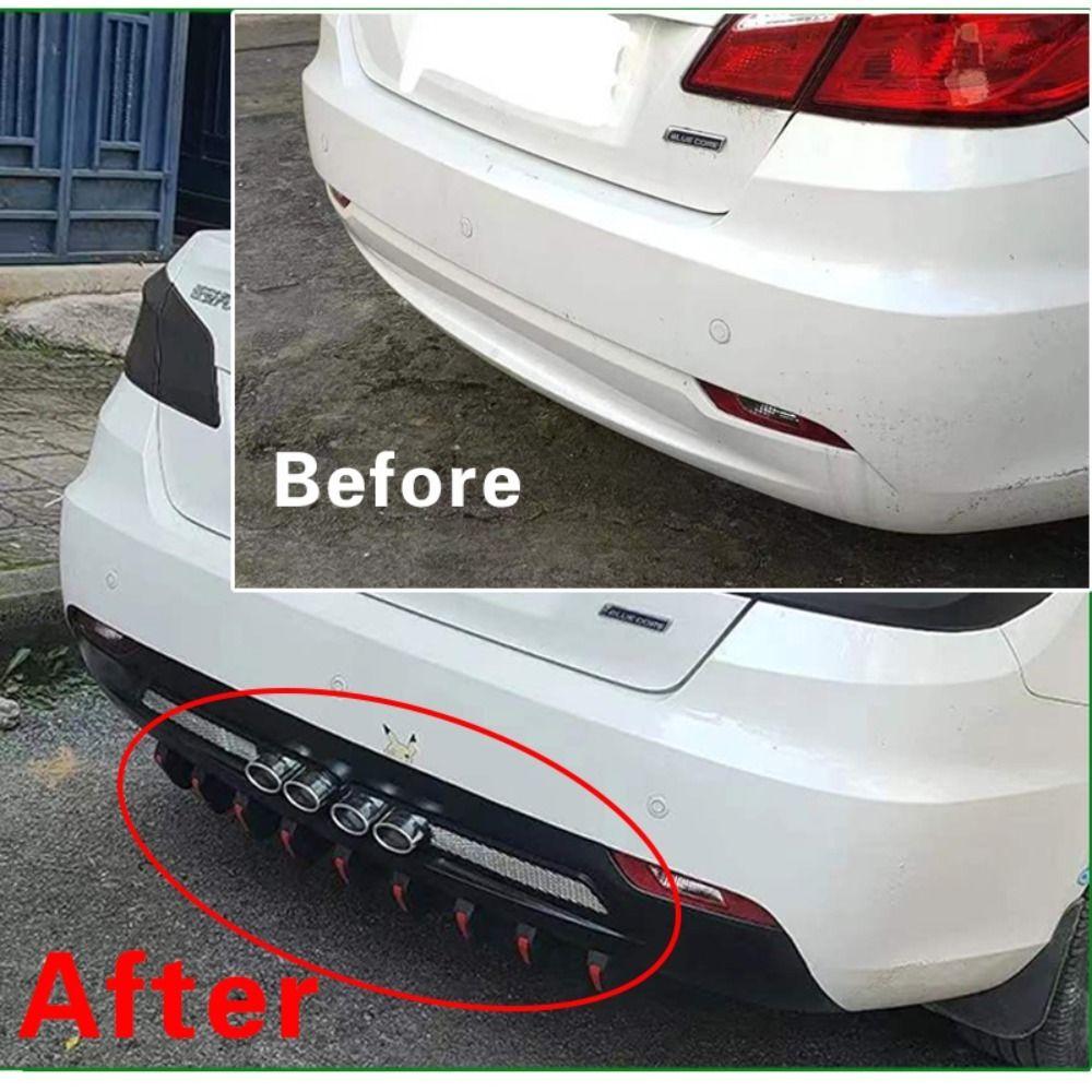 Fin Wear Resistance Anti-collision Lip Diffuser Chassis Parts Rear Bumper Parts Car Accessories