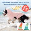 Summer New Style Dog Outdoor Sun Protection Clothing with Ice Sensation Cooling and Adjustable Coolness for Sun Protection