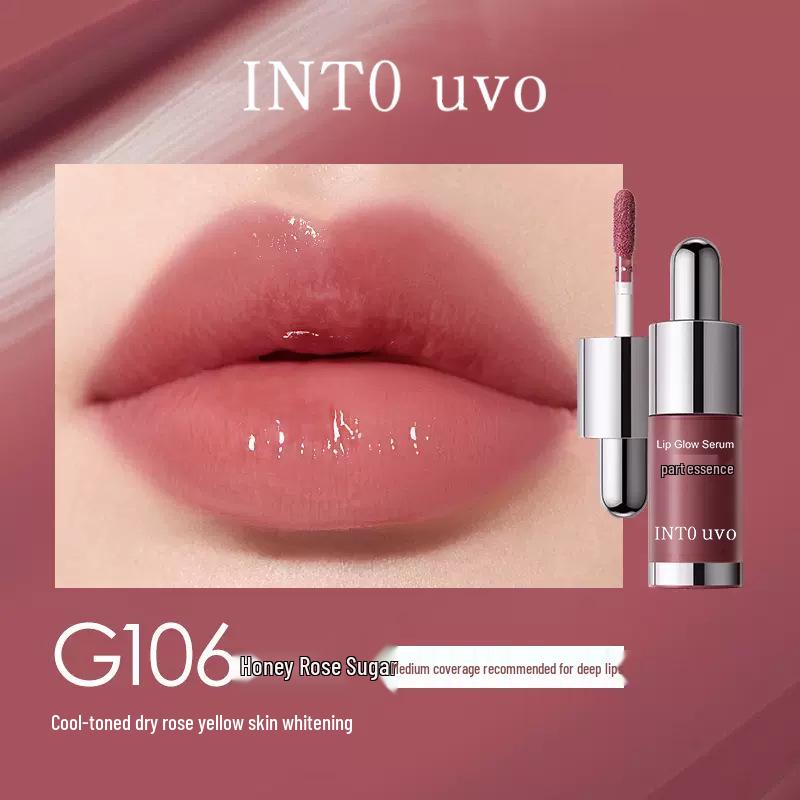 

INTO UVO Эссенция для губ: Увлажняющий, стойкий оттеночный блеск для пухлых, гладких губ 3g