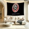 Sheffield United FC Wall tapestry, aesthetic printed fabric blanket, suitable for bedroom, living room, and home decor.