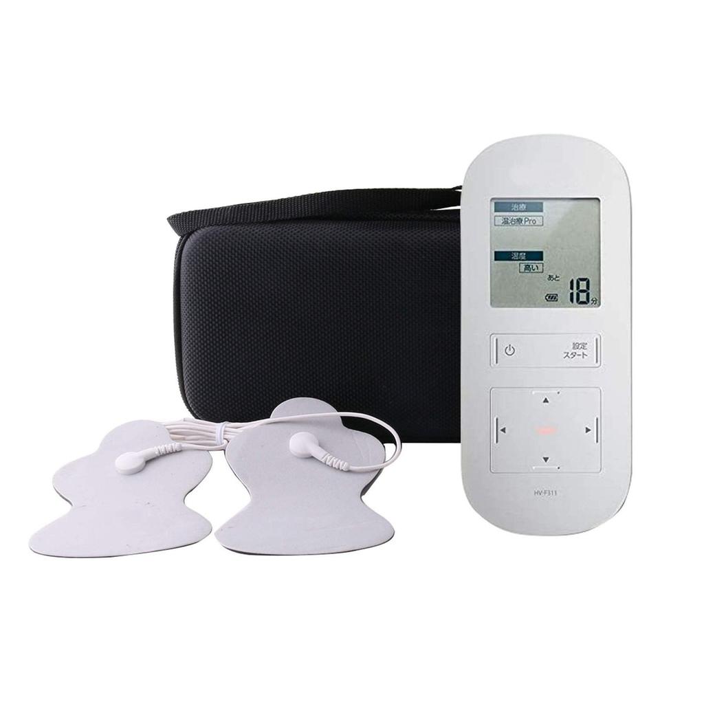 Aufbewahrungskoffer für Niederfrequenz-Therapiegerät Aufbewahrung JP HV-F314/HV-F312 Koffer-WERJIA (Groß (Schwarz))