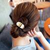 Women Metal Smooth Hairband  Ponytail Holder Vintage Hair Accessories Elastic Hair Rope EMA