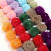 2pcs/bag Colorful Mink Fur Ball Pendant DIY Crafts for Keychain Pen Bag Earrings Jewelry Accessories Fur Pom Poms Ball Charm