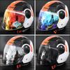 Colorful Unisex Visor Helmet Visor Replacement Visor Motorcycle Accessories Easy Installation Suitable for OF562 Durable