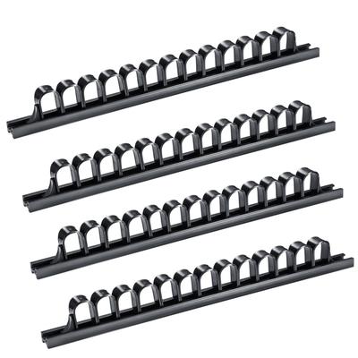 Laofeei Screwdriver Holder Tool Holder Tool Holder Pliers Wall Mounted Garage Storage Rack Mounting Screws Included Set of 4 (Black)