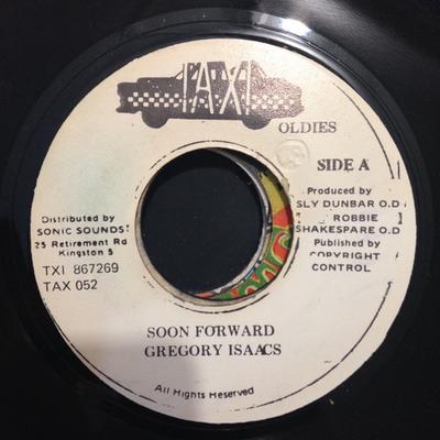 7inch Record GREGORY ISAACS  Soon Forward AX052 Taxi Oldies Jamaica Reggae Ska  Dub Used