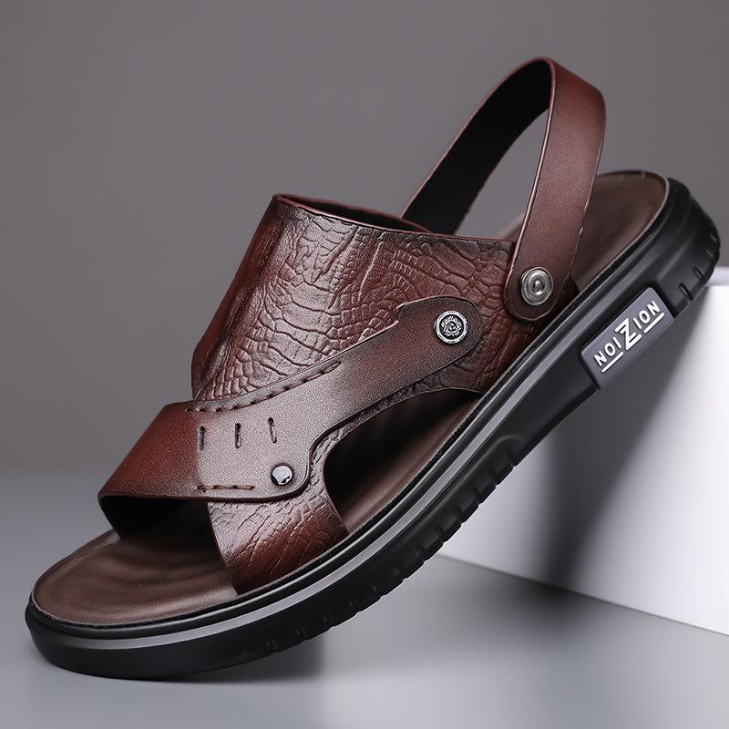 Summer new sandals men's trend beach shoes casual wear dual-purpose cool slippers men
