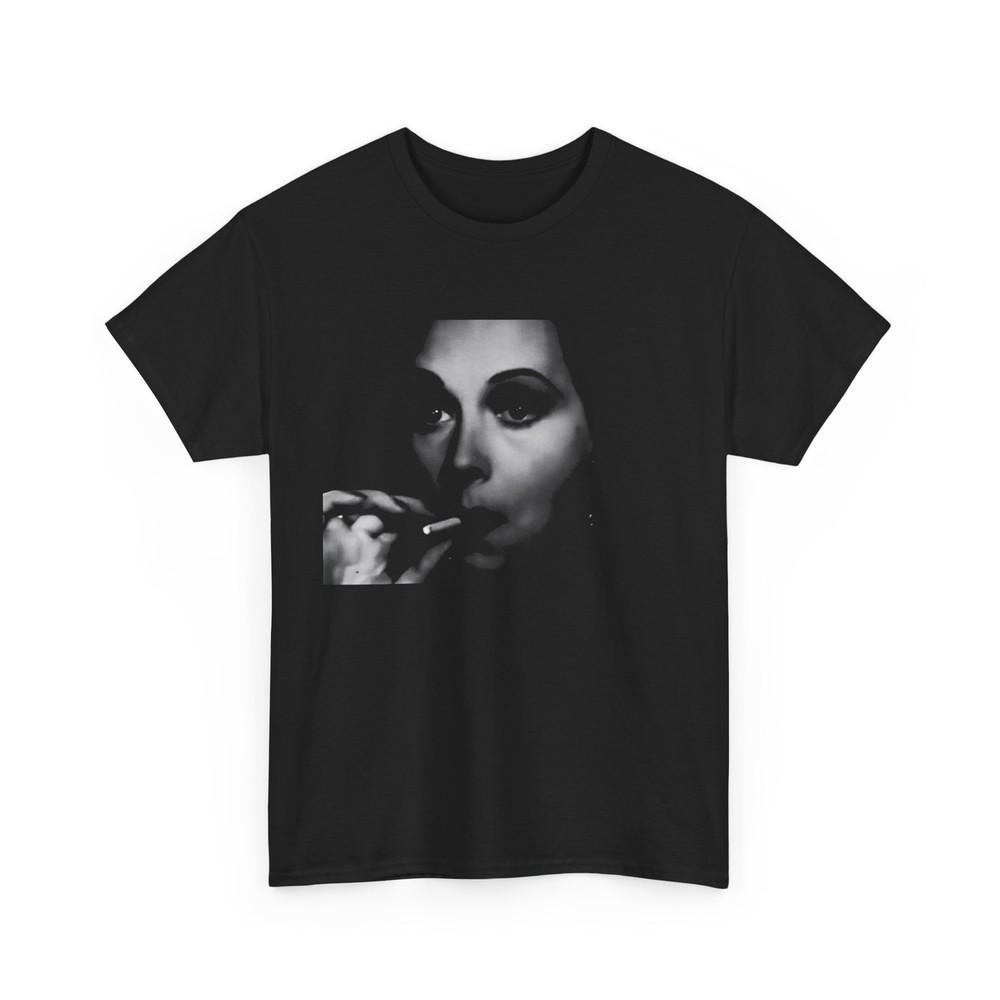 

hedy lamarr smoking in the 1947 film noir dishonoured lady tshirt 4XL