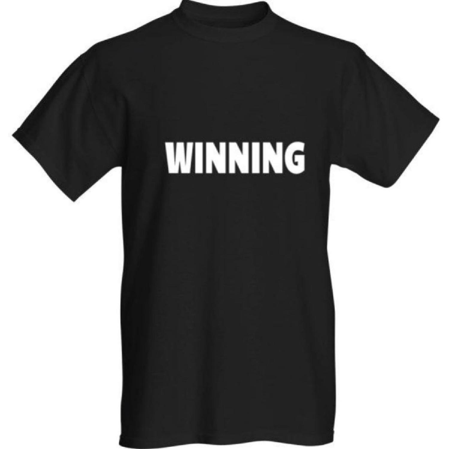 Classy Canuck Winning T-Shirt - White Text S чёрный