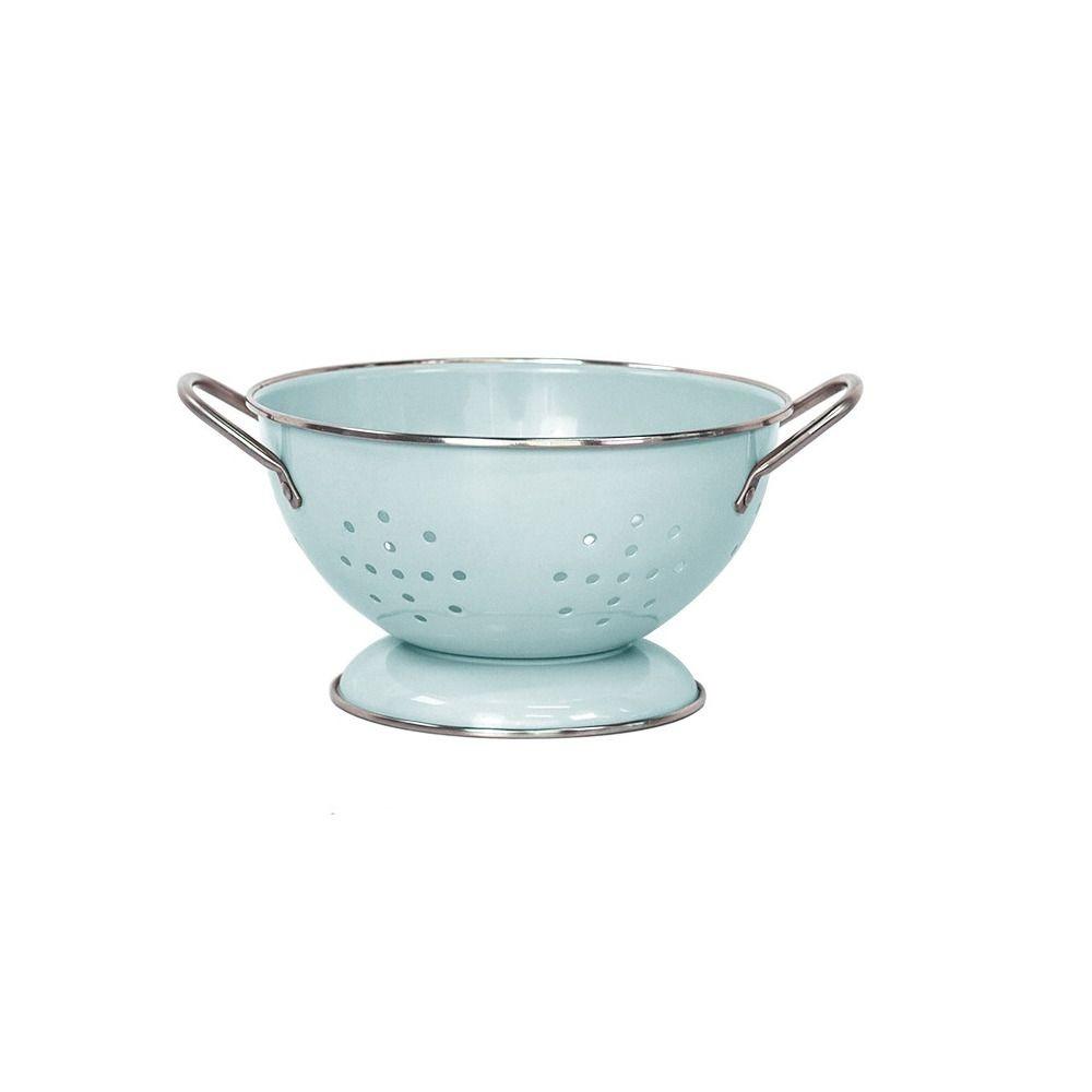 Self Draining Fruit Drain Basket Carbon Steel Vegetable Strainer Countertop