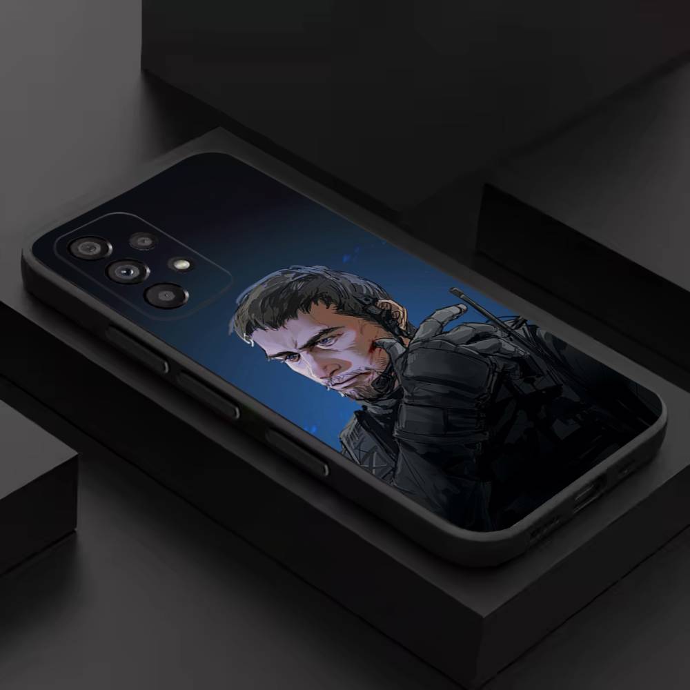 C-Chris R-Redfield Cool Phone Case For Samsung S 26,25,24,23,22,30,21,10,9,Ultra,Plus,Lite,FE,4,5G Black Soft Case