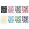 5 Sheets Water Proof Vinyl Sticker House Address Mailbox Number Stickers,1 Inch