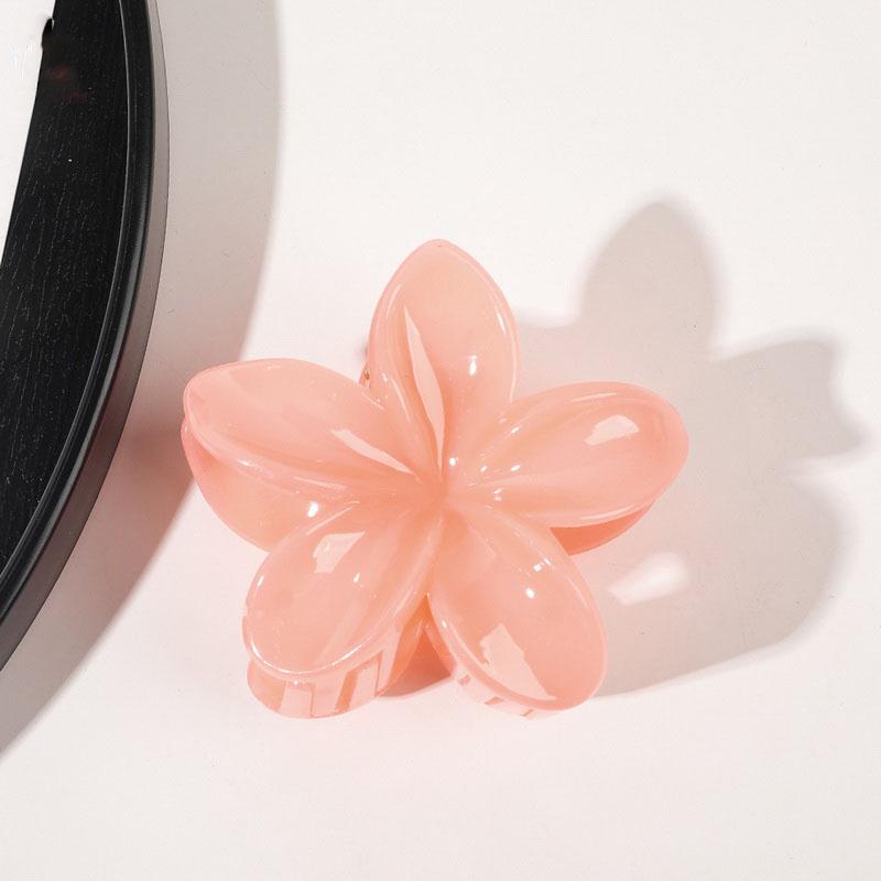 8CM Boho Flower Hair Clip for Women Hawaiian Gradient hairclip Bohemia Flower Hairpin Vacation Hair Claw Clip Sweet Barrettes