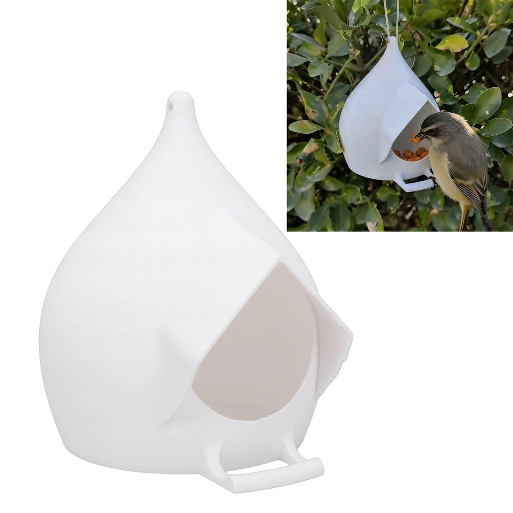 Rainproof Hanging Bird Feeder Outdoor Hanging Wild Bird Bird Feeder for Garden Patio Lawn Backyard
