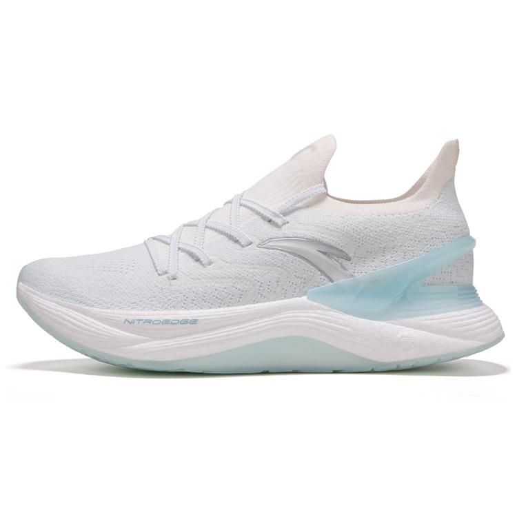 

New Anta Chuang 2.0 Pro Cushioned Anti Slip Wear Resistant Breathable Lightweight Low Top Running Shoes Men s White Blue 112215581S-4 40