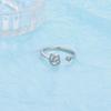 Wind Cute Lines Kitten Flash Diamond Ring Japanese Student Cute Pet Animal Open Ring