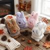 Plush Bunny Winter Ear Warmers Soft Fluffy Fuzzy Ear Protection Cozy Wounded Rabbit Earmuffs  Gift