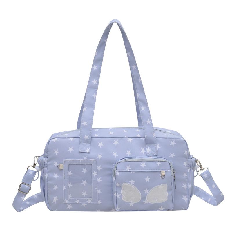Baby bag pain bag Japanese star printed tote bag women's new shoulder bag commuting high value armpit bag