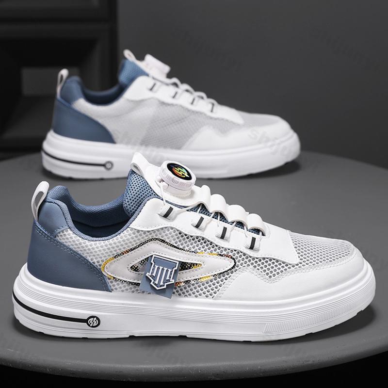 Fashion Summer Men's Shoes 2025 Fashion Trend Mesh Breathable Casual Shoes Versatile Sports Comfortable Lightweight Platform Sneakers