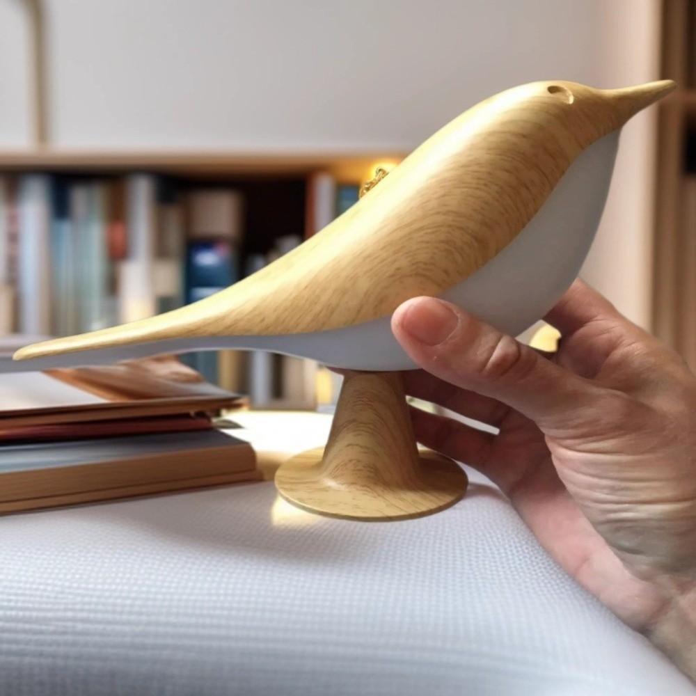 3 Color Temperature Small Desk Lamp Touch Sensor Art Decor Night Light USB Cute Bird Lamp Bedside Lamps Bedroom