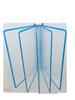 Wall-Mounted A4 Swivel File Rack - 5-Page Magnetic Display Holder