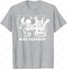 Mademark X MTV CryptidFilled Logo Feat Bigfoot UFO Nessie Sketch TShirt Vintage Creative Men Print Adult Oneck Cotton Tops