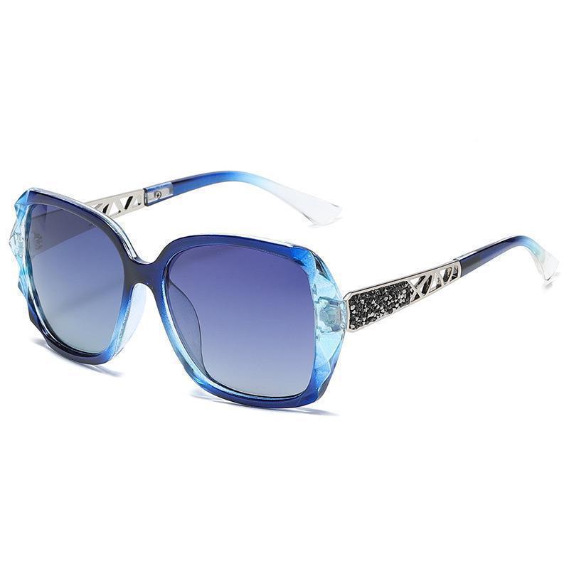 2023 Trendy Large Frame Women's Sunglasses with UV Protection - Korean Style Driving Shades for Round Faces
