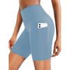 Damen Po-Lifting Elastische Enge Yoga-Shorts Mit Taschen Für Fitness-Training Im Fitnessstudio
