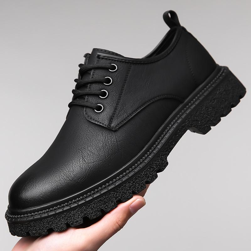 

2025 Spring Trend Men s Boots, Vintage Young Men s Shoes, British Fashion Low Top Martin Boots 44