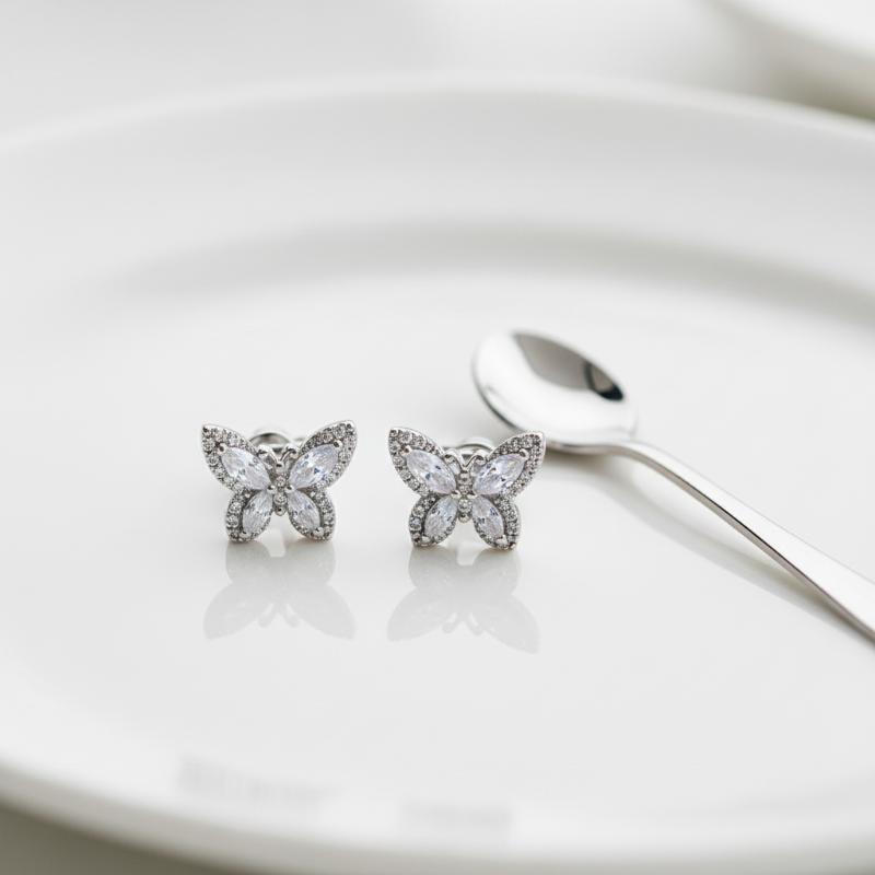 2PCS Personalized Freeclip Blings Ear-Clip Accessories Earphone Earbuds Jewelry Little Star Earphone Rhinestone Buckle
