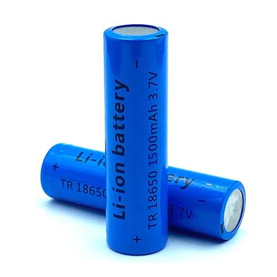 Echte Kapazität Akku 18650 3,7V 1500mAh Wiederaufladbarer Akku Lithium Li-Ionen
