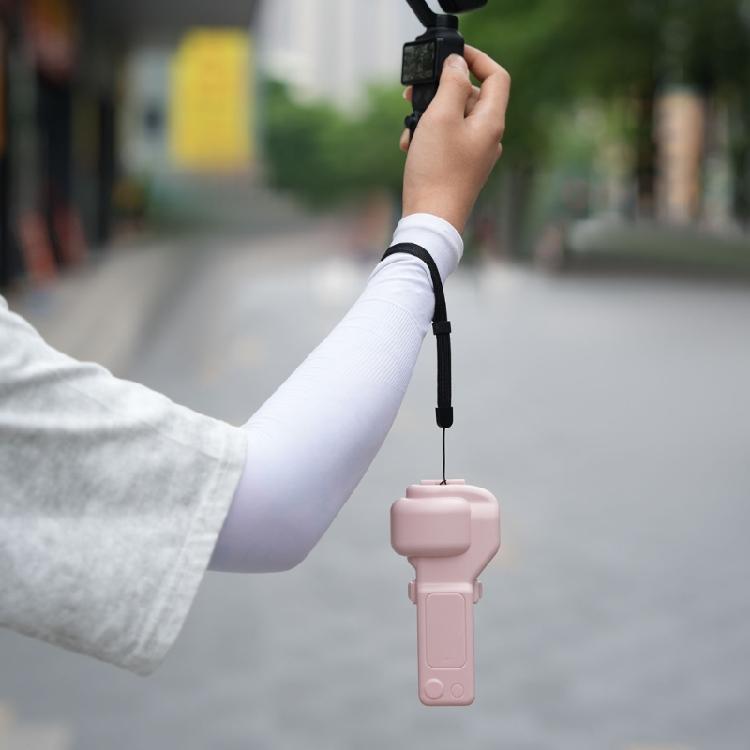 Full-Coverage Camera Shell for Pocket 4P, Lens and Screen Protections Case Cover with Wrist Strap Carry