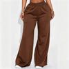 Pantaloni della tuta casual da donna a vestibilità larga con elastico in vita per yoga e uso quotidiano