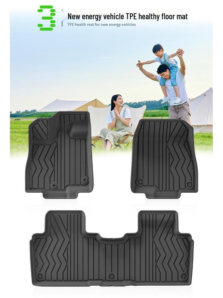 Eco-Friendly TPE Car Floor & Trunk Mats for 25 Trumpchi S7 Models: Dirt-Resistant