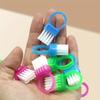 3/5pcs Mini Ring Brushes -Compact & Portable Finger & Nail Cleaning Tools,Durable Plastic Bristles for Dust,Debris,Dirt Removal