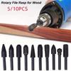 5/10Pcs Multifunc Grinding Head Professional Milling Cutter Power Tool Rotary Burr Set  Engraving