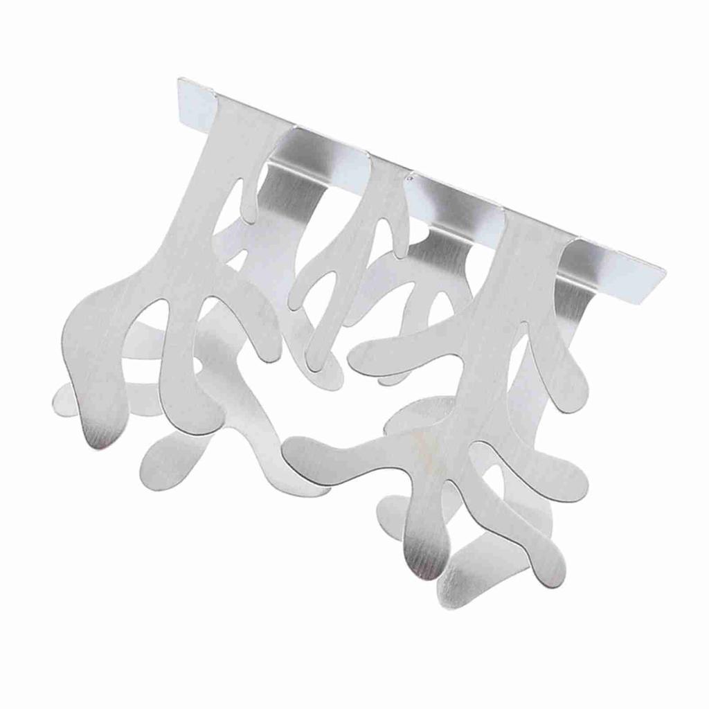 Stainless Steel Plants Shape Tissue Holder Dispenser Napkin Rack Table Paper Rack