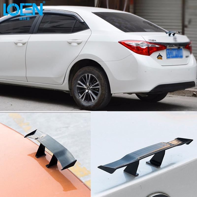 Car Spoiler&Wings Small Tail Racing Rear Trunk Spoilers Universal Fit For BMW Ford Kia Peugeot