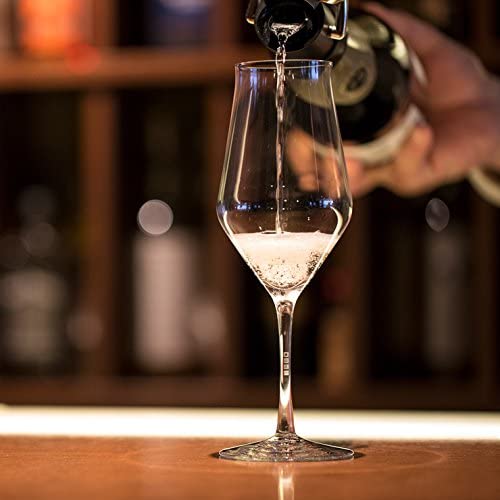 Wired Beans Eternal Glass, Champagne K, 280ml, Wine Glass, Champagne Glass, Comes In a Japanese Cedar Box