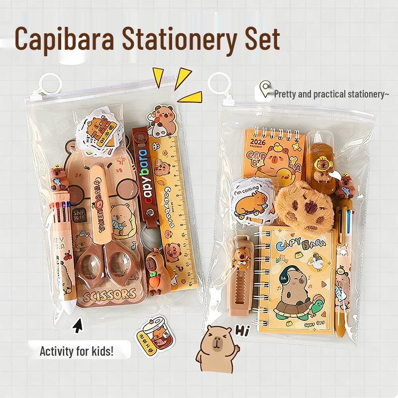 Capybara Stationery Set: Student Reward & Souvenir