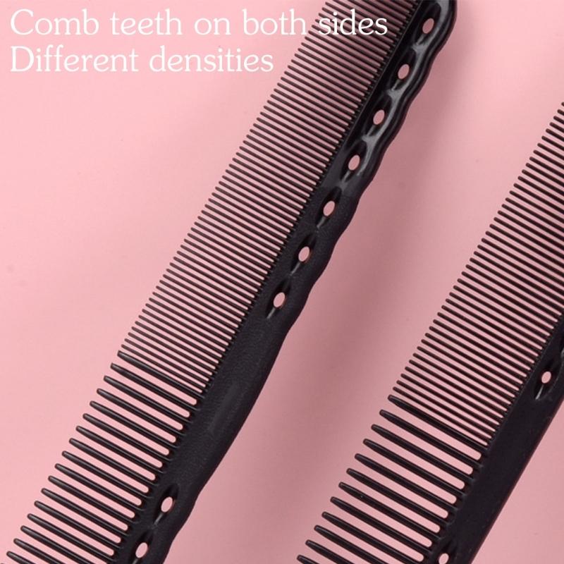 Static Free Resin Hair Comb For Precise Flat Top Cut Smooth Design Suitable For Most Hair Types