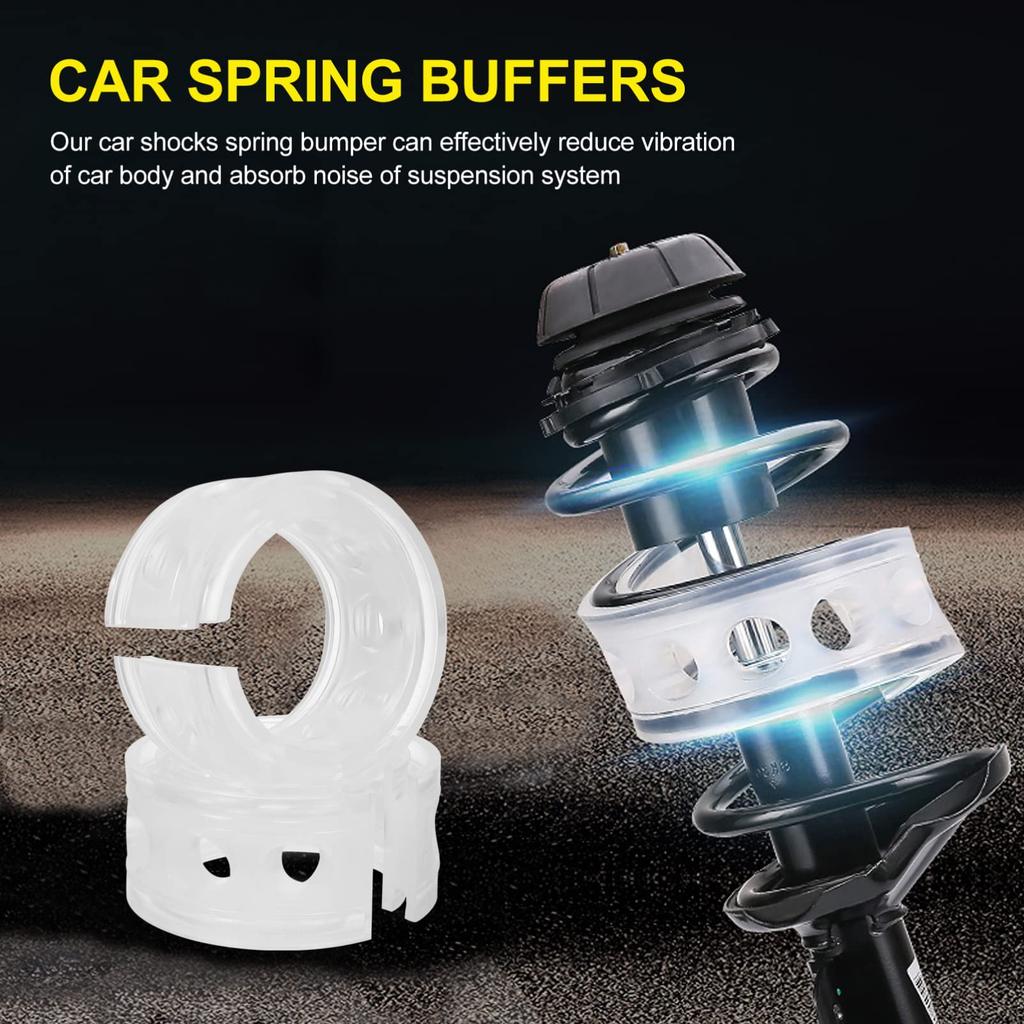 ledmomo 2pcs Rubber Spacer Spring Rubber Universal Car Rubber Spring Car Harmonic Suspension Spacer
