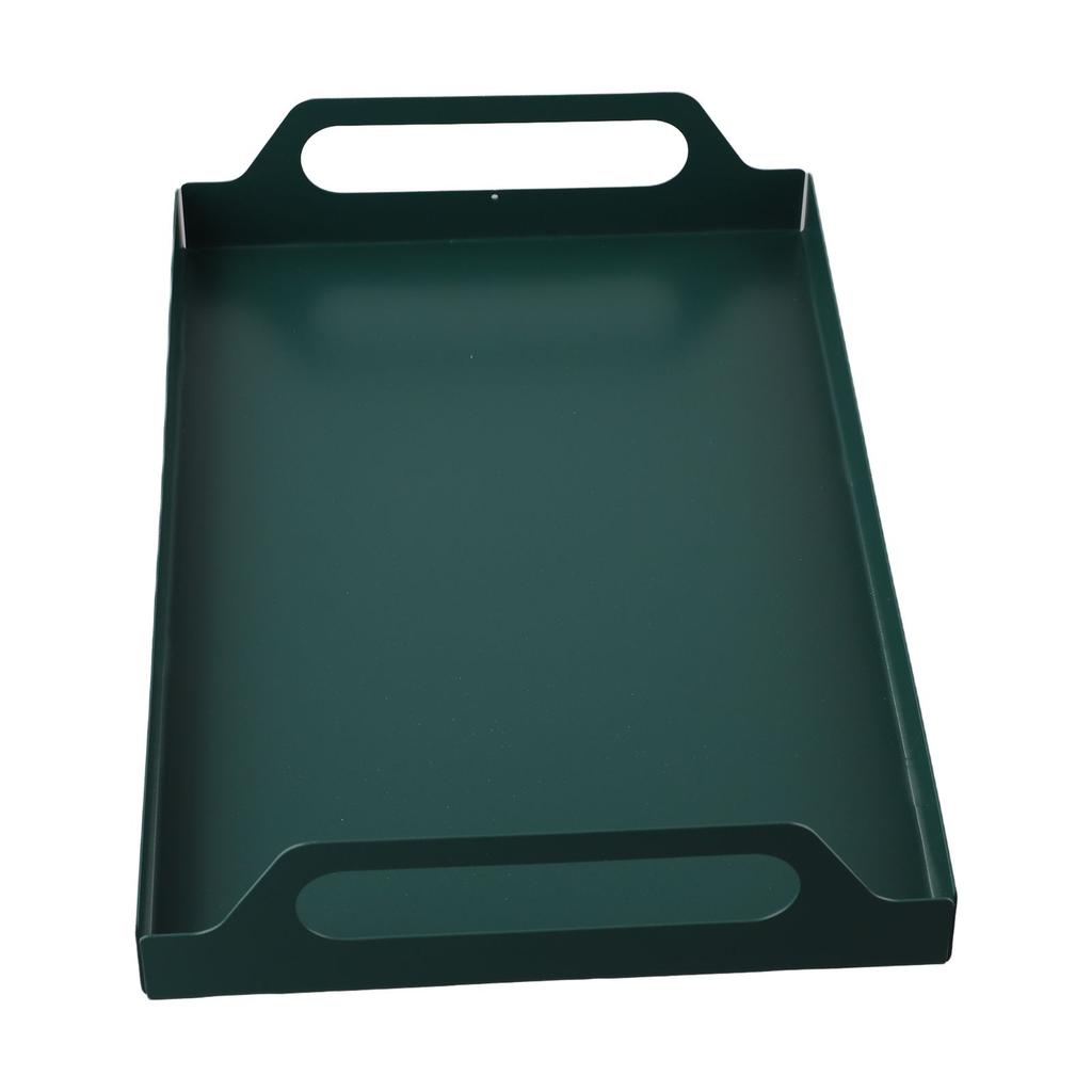For Bathroom Iron Art Tray Rectangular Iron Tray For Kitchens For Offices Green Versatile Tray Decorative Tray