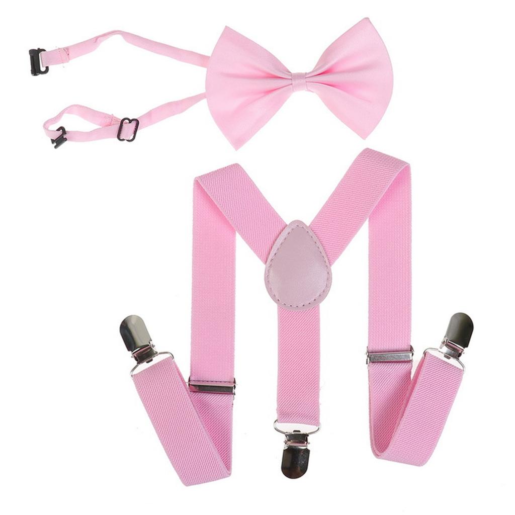 Y-förmiges Baby- und Krawatten-Set für Kinder - Zweiteiliges Verkleidungsoutfit für Kinder mit verstellbarem Baby- und Clip-Krawatte.