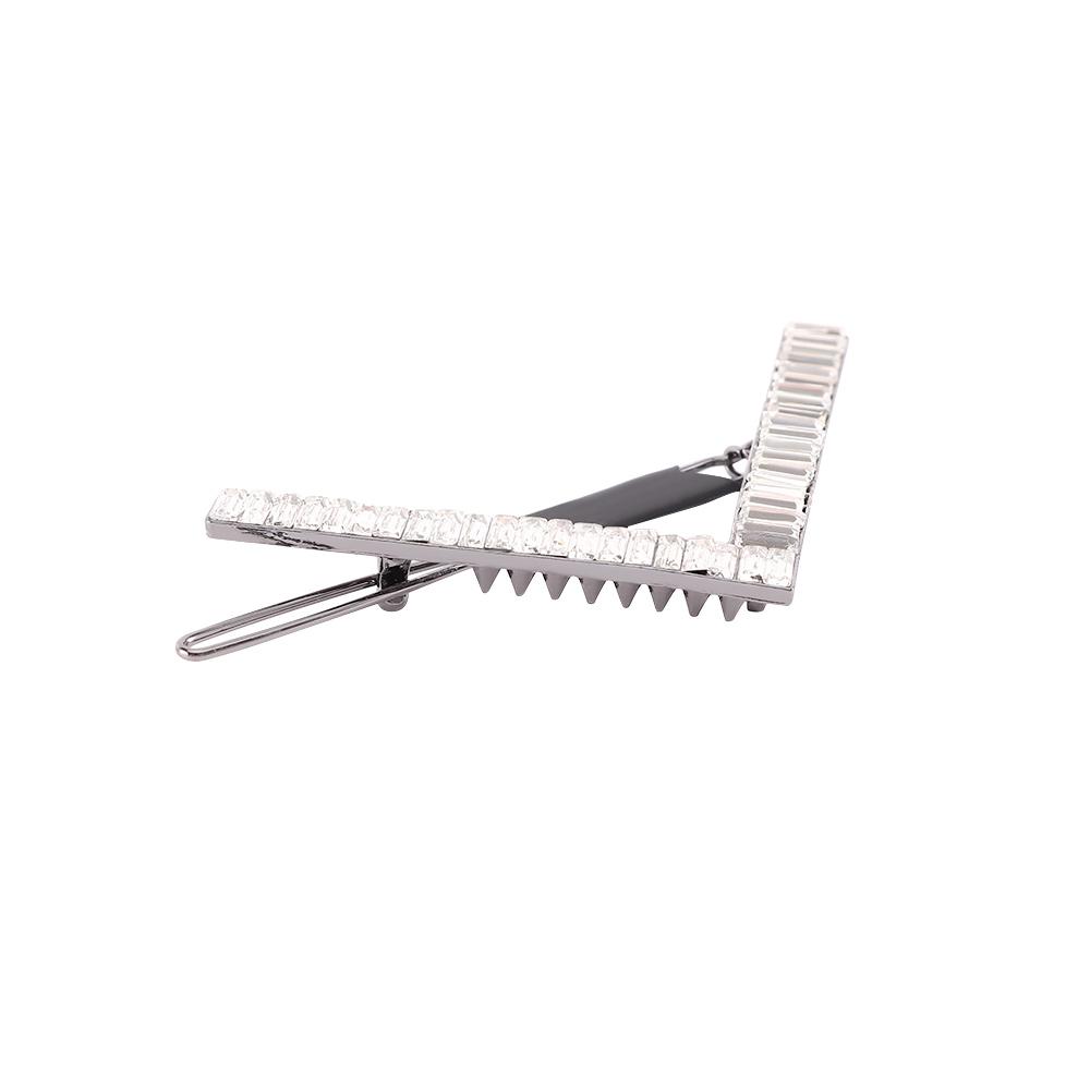 Women Luxury Metal Cubic Zircon Geometric Hair Jewelry Hair Accessories Hairpins Hair Clips