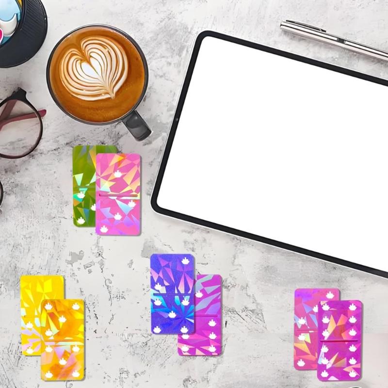 Multipurpose 28 Cavity Dominoes Mold For Epoxy And Clay Sturdy Silicone Materials for Jewelry and Cake Decorating