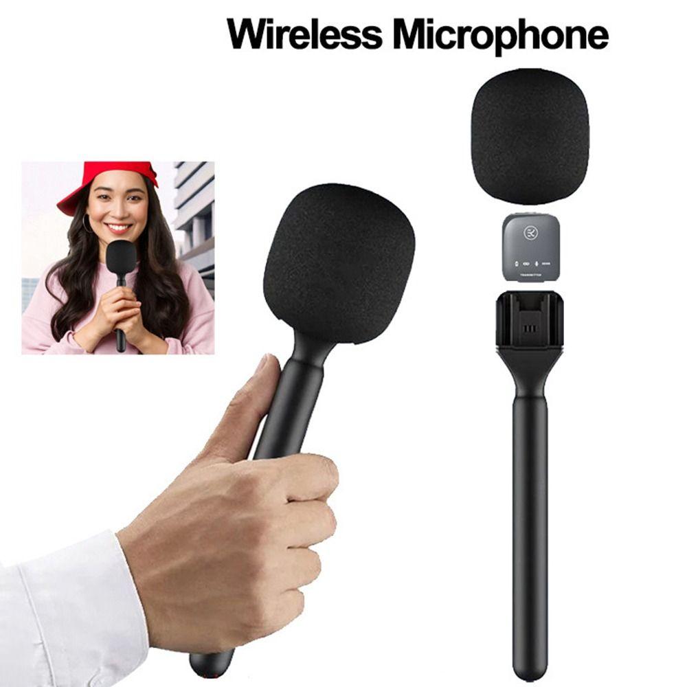 with Windproof Sponge Lavalier Interview Microphone Adaptor Handheld Mic Stand  for DJI MIC